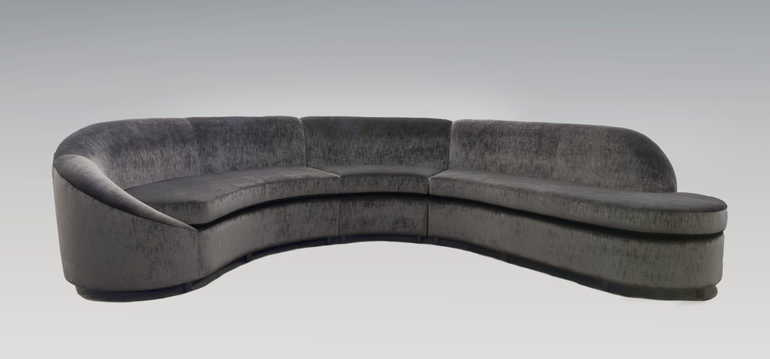 Bespoke curved modular sofa